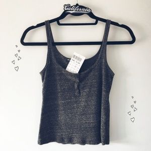 Brandy Melville Dalis Button Tank